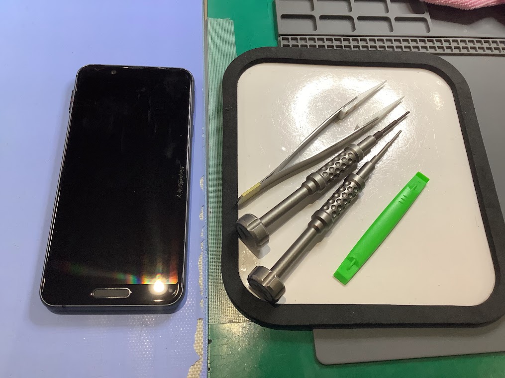 AQUOSsense3のバッテリー交換ならデータをそのまま・最短即日修理のスマホ修理工房橋本駅店へ